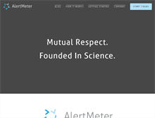 Tablet Screenshot of alertmeter.com